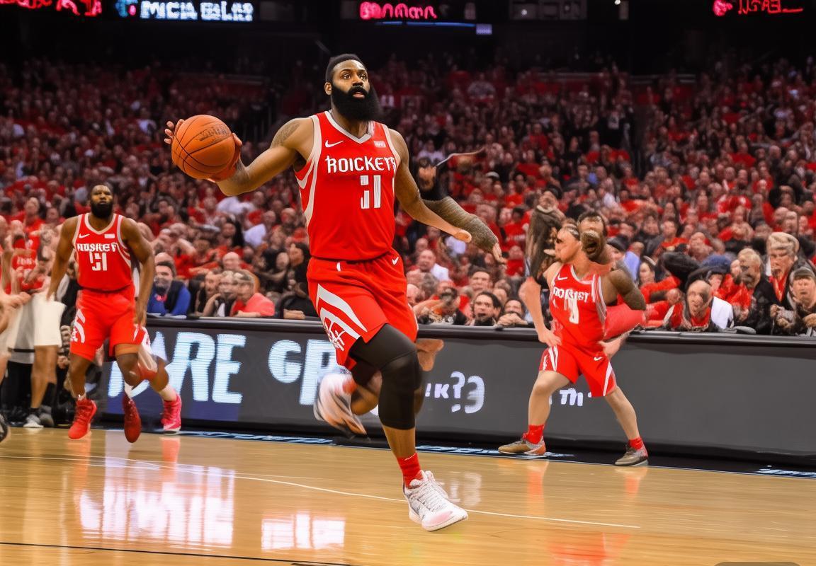 2017季后赛首战：哈登38分对韦斯布鲁克51分，火箭逆转雷霆